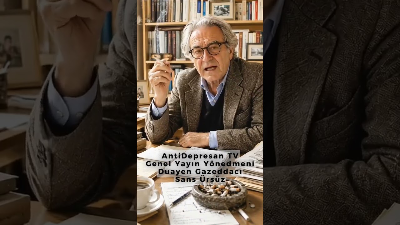Anti-Depresan TV Yayın Yönetmeni Duayen Gazeddacı Sans Ürsüz gündemi yorumluyor #barikat #kıbrıs