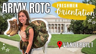 MY FIRST DAY IN ARMY ROTC! (Vanderbilt)