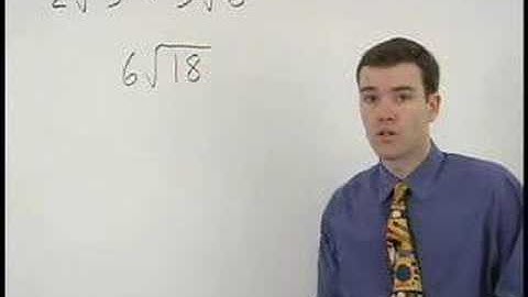 Multiplying Square Roots - MathHelp.com - Algebra Help