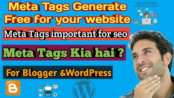 how to generate or add meta tags description blogger in hindi |  Blog Ke Liye Meta Tag Kaise Banaye