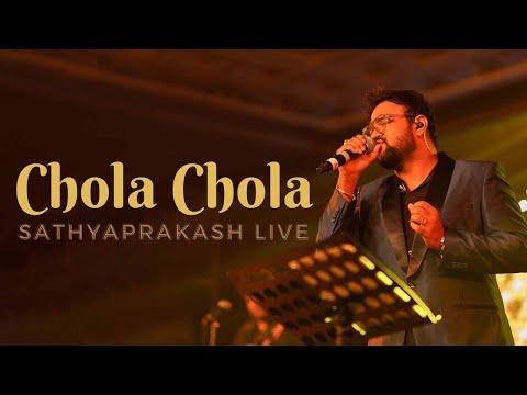 Chola Chola Live by @SathyaprakashDharmarOfficial and band | Private event