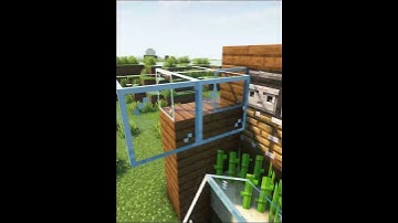 Minecraft 100% Automatic Sugarcane Farm Tutorial 🌴⚒️✅ #shorts #minecraft
