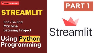 (PART 1)Introduction to STREAMLIT for beginners | Building  Machine Learning Apps