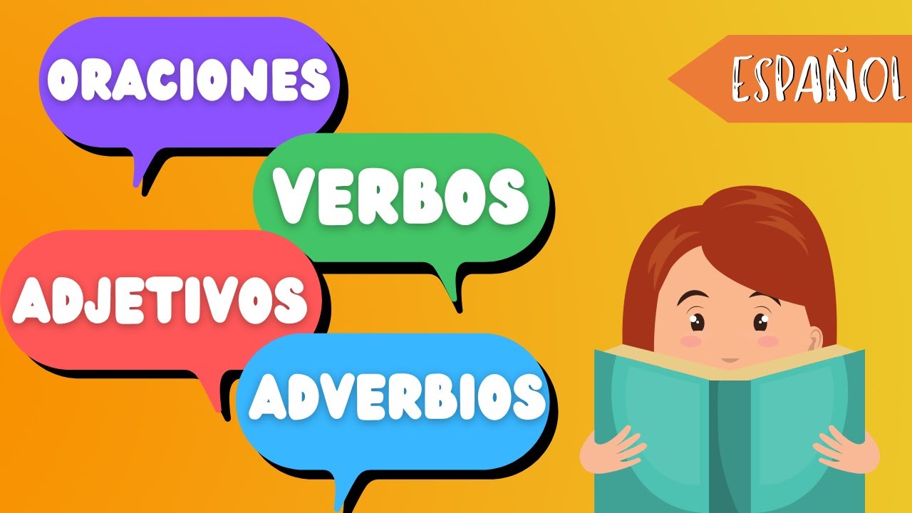 Oraciones, verbos, adjetivos y adverbios. - YouTube
