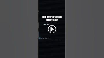 Tutor Cara Bikin Intro Video Epic Pakai Powerpoint #motiongraphic