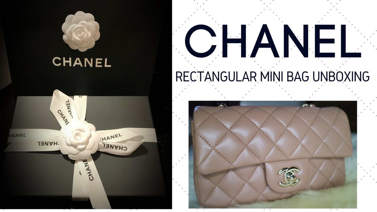 Chanel Rectangular Mini Bag Unboxing - YouTube