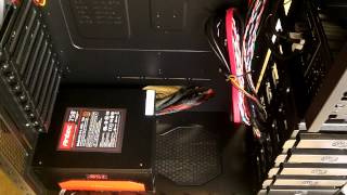 Building new computer pt16 (power supply install Haf X case)