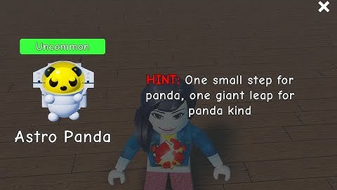 How to get Astro Panda - Find the Pandas [Roblox]