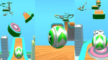 Sky Rolling Ball 3D - Walkthrough All Levels Gameplay | Part-14 (Android,ios)