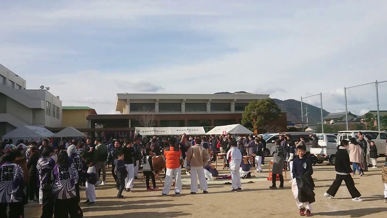 香川県善通寺市の獅子舞【 筆岡公民館まつり 】