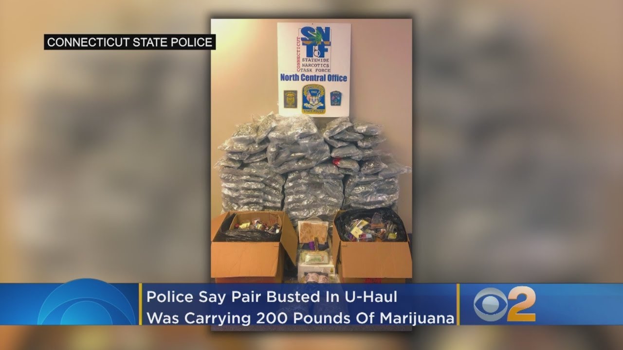 Police Say Pair Busted In U-Haul Carrying 200 Pounds Of Marijuana