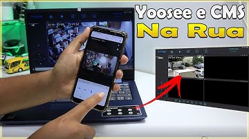 ACESSE DE QUALQUER LUGAR SUA CÂMERA IP WIFI YOOSEE E CMS CLIENT