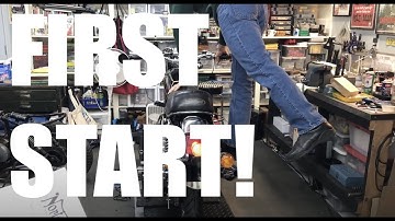 1974 Norton Commando basket case project (part 3) - First start!