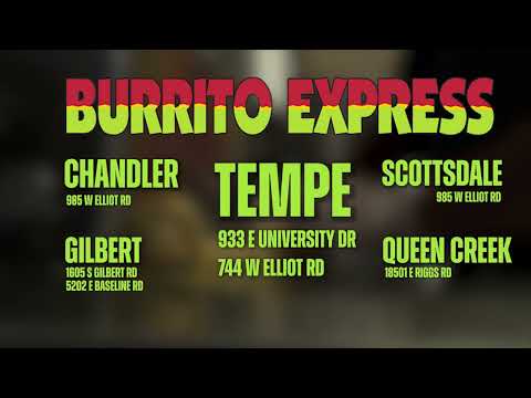 Burrito Express Oxnard Menu
