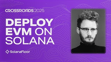 Onboarding EVM-Based Apps On Solana | Neon EVM | Grzegorz Gancarczyk | Crossroads 