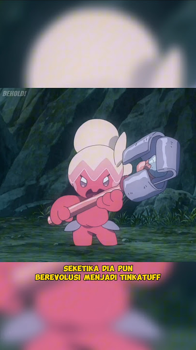 Finally tinkatink evolves into big hammer pokemon tinkatuff #shorts