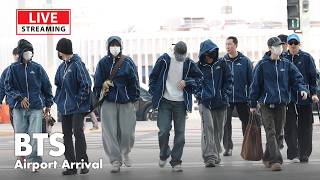 [LIVE] 방탄소년단, 인천공항 입국 | BTS Airport Arrival