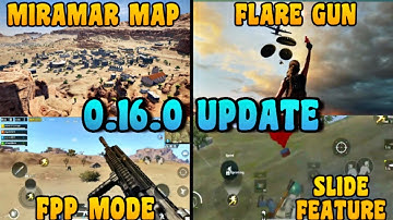Pubg Mobile Lite 0.16.0 Update-Flare Gun,Fpp Mode,Miramar Map | Pubg Mobile Lite 0.16.0 Leaks |