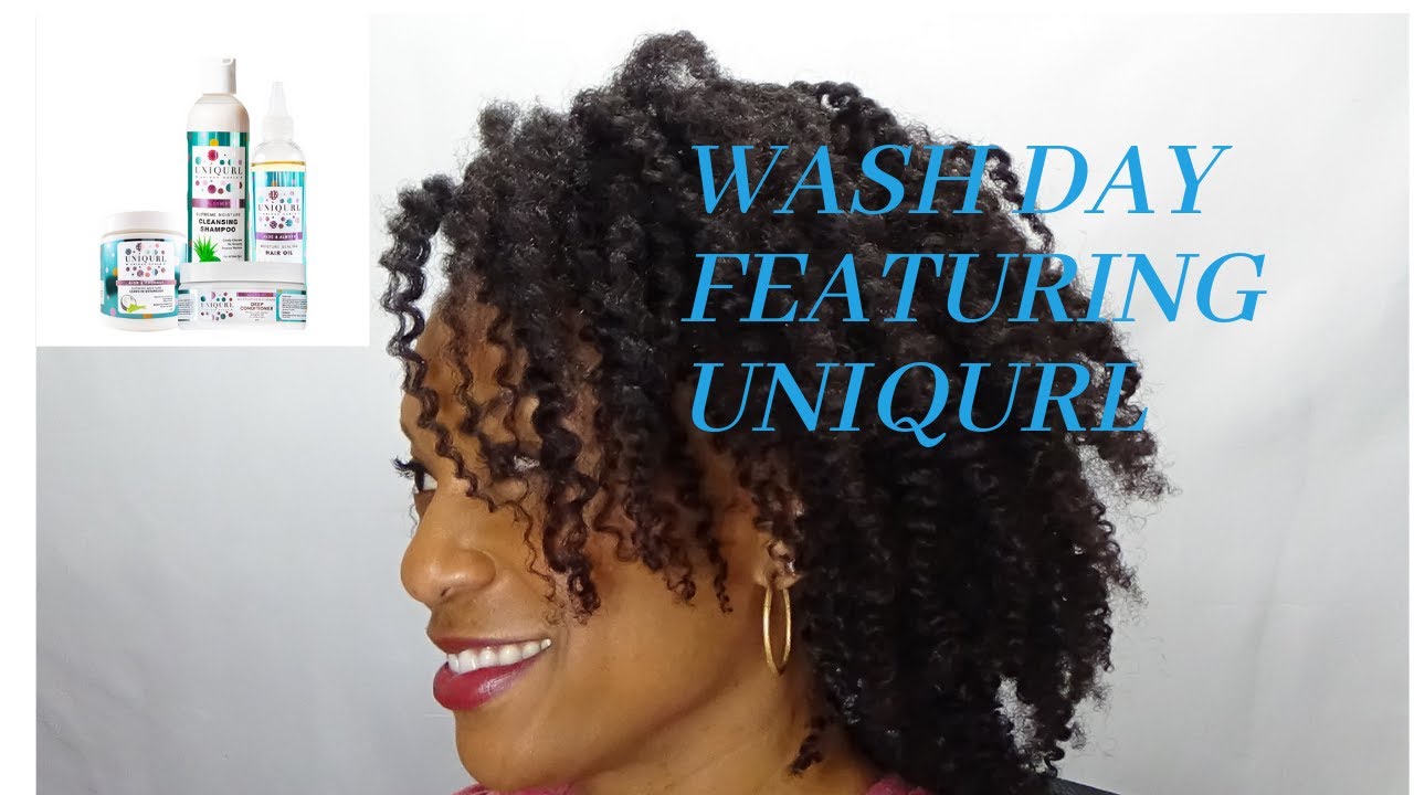 Wash Day featuring UNIQURL on Low Porosity, Coarse, Type 4 Natural Hair