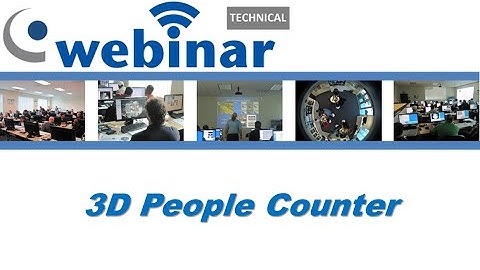 GeoVision Webinar Series - 3D People Counter