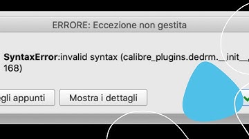 Il plug-in DeDRM non si installa su Calibre 5.0.1: SyntaxError