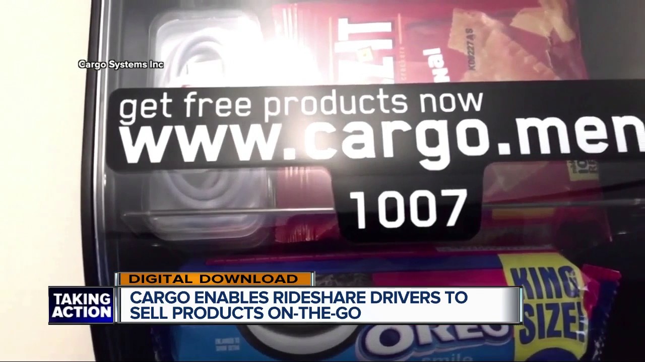Cargo enables rideshare drivers to sell products onthego YouTube