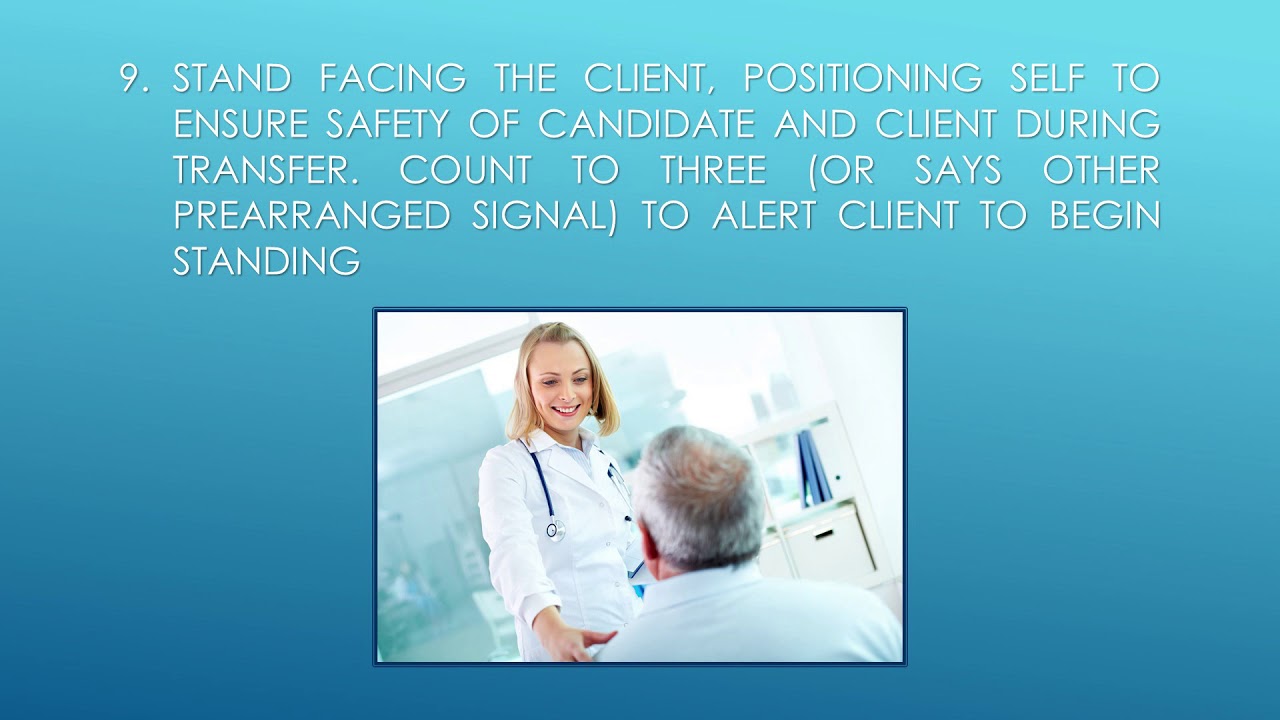 Assist Ambulate with a transfer belt CNA Skill 3 YouTube