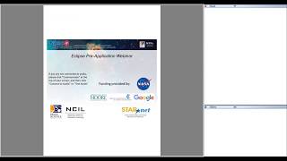 Eclipse Pre-application Webinar