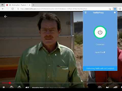 Edge extension to bypass Netflix Breaking Bad geo-restrictions