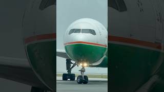 EVA AIR Ever Green Group B777-300(ER) Arrive Taipei To Hong Kong International Airport