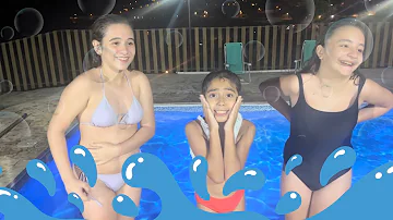 Desafio da Piscina com as minhas amigas!