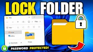 How to Lock & Hide a Folder With a Password in Windows 11/10 screenshot 3