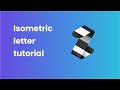 3d Logo tutorial in Adobe Illustrator. How to design an isometric logo z in illustrator