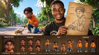How to Make Consistent 3D AI Characters (Gemini + Google Flow)