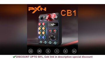 PXN CB1 Simulator Race Central Control Box Multifunctional Keys Control Box RGB For EURO Truck Simul