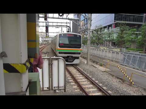 [大崎始発] 湘南新宿ラインE231系 逗子行き到着