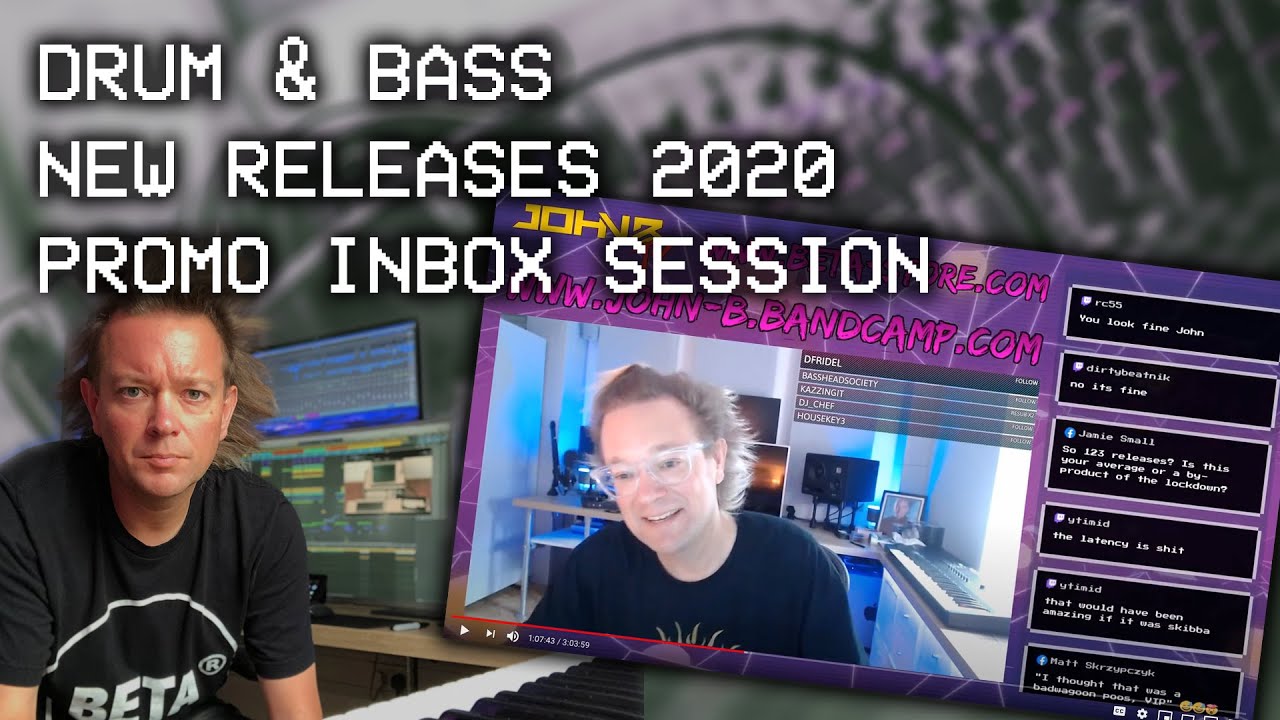 DRUM & BASS DNB JUNGLE NEW RELEASE LISTENING SESSION - JOHN B's PROMO INBOX