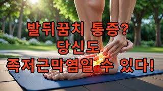족저근막염, 이렇게 하면 평생 고생 안 합니다! 증상부터 치료·예방까지 완전 정리