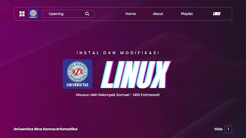 TUTORIAL INSTAL & MODIFIKASI LINUX DI VIRTUAL BOX UBUNTU - UNIVERSITAS BSI