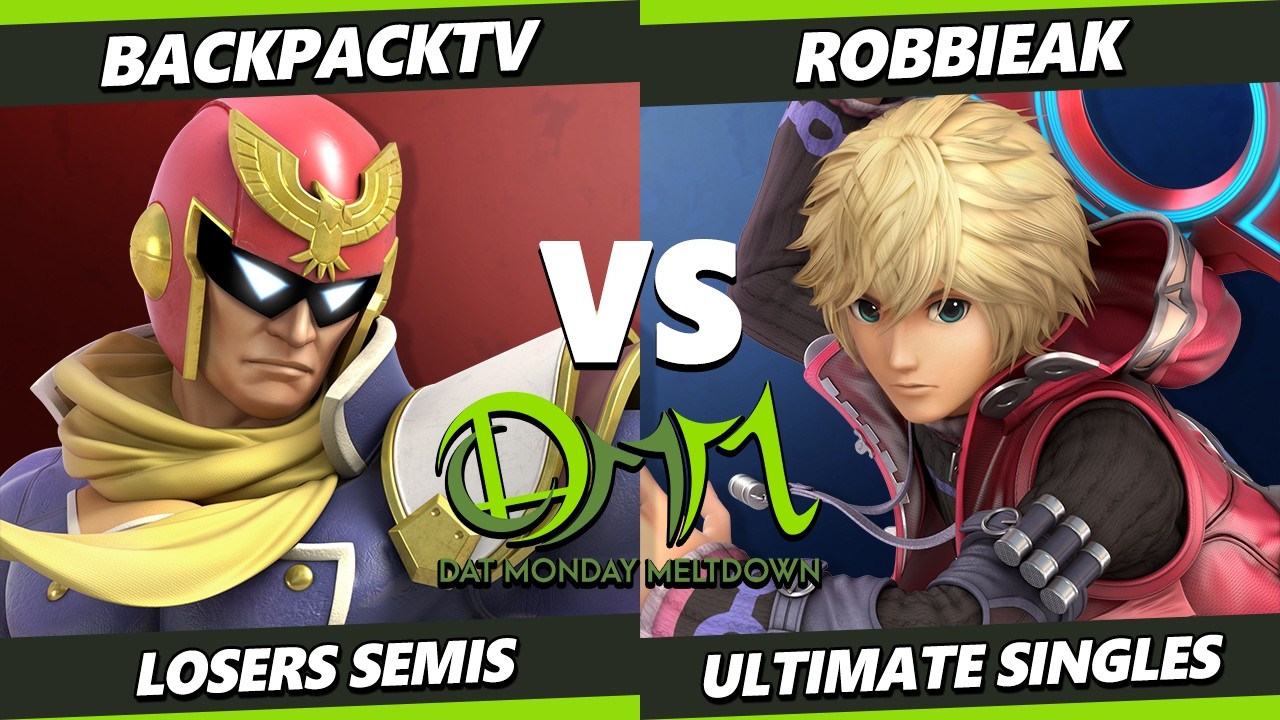 DAT MM 371 LOSERS SEMIS - BackpackTV (Captain Falcon) Vs. RobbieAK (Shulk) Smash Ultimate - SSBU