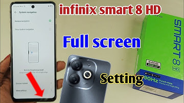 Infinix smart 8 hd full screen mode settings | How to use full screen display in Infinix smart 8 hd