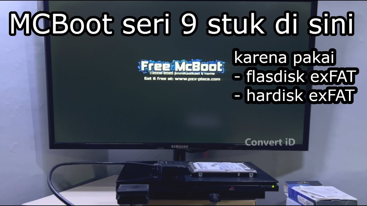 Atasi stuk di logo fremcbot funtuna PS2 slim seri 9