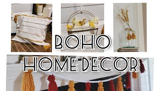 Boho Fall Home Decor on a budget 2021/ Giveaway