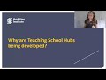 Teaching school hubs explained