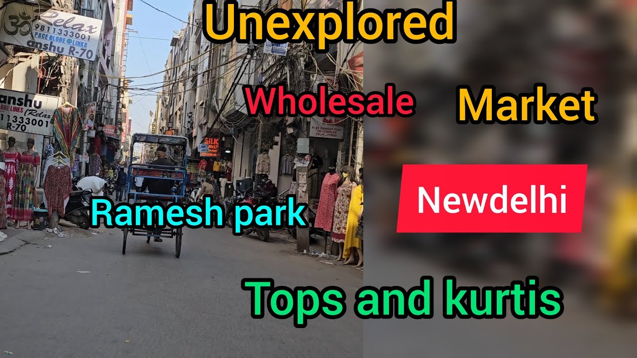 Unexplored wholesale market #wholesale #market #rameshpark #newdelhi 