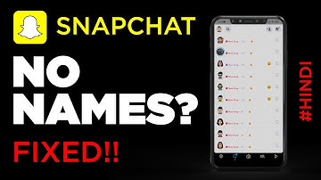 HOW TO FIX - CANT SEE NAMES ON SNAPCHAT | DARK MODE NOT WORKING ON SNAPCHAT | 2021