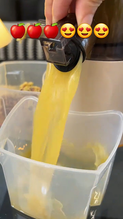 Cold Pressed Apple Juice 🍎 😋