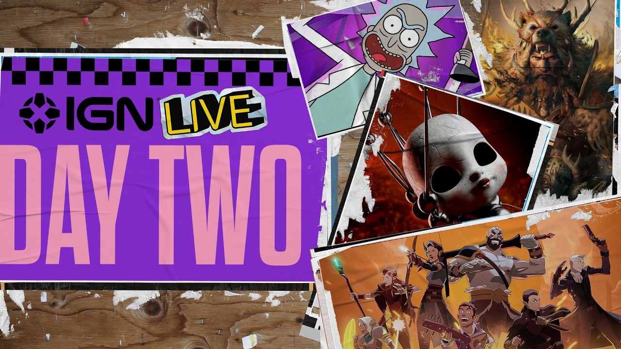 IGN Live 2026 Day 2 Livestream – Drifter, Diablo Immortal, Rick and Morty, and More