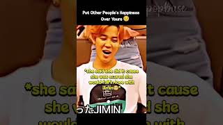 Put Other People's Happiness Over Yours. #shorts #bts #jimin