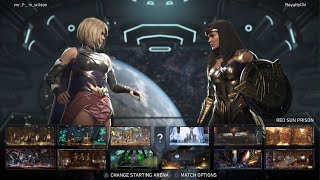 Injustice 2 Wonder woman vs Super girl